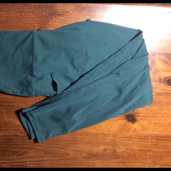 Spandex Green Riding Pants W Pockets Women’s L - Picture 2 of 6